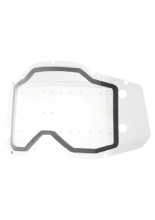 Szybka do gogli 100% Racecraft2, Accuri2, Strata2 z systemem ForeCast podwójna, przeźroczysta