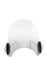 Szyba motocyklowa uniwersalna MRA "SY" + zestaw montażowy HK przezroczysta