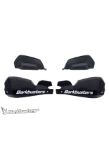 Osłony dłoni Barkbusters VPS z regulowanymi deflektorami, czarno-białe + zestaw montażowy Ducati Multistrada V4 / V4S / V4S Sport (21-)