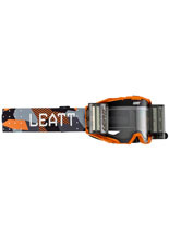 Gogle motocyklowe z przezroczystą szybą Leatt Velocity 6,5 Roll-off pomarańczowe