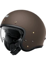 Kask otwarty Shoei J.O2 brązowy matowy