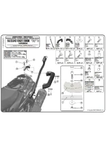 Stelaż pod kufer centralny Monokey, Monolock Kappa Suzuki GSX 1300 R Hayabusa (08-16) [bez płyty montażowej]