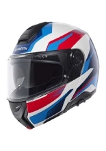 Kask szczękowy Schuberth Concept Tracer biało-niebiesko-czerwony