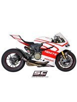 Kompletny układ wydechowy SC Project (siatka tytanowa na wylocie tłumika) do Ducati PANIGALE 1199 / S / R [12-16]