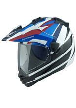 Kask adventure Arai Tour-X5 Honda Africa Twin niebieski