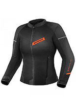 Kurtka motocyklowa damska tekstylna Shima X-Mesh 2.0 czarno-czerwona