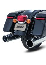 Tłumiki motocyklowe Vance & Hines Torquer 450 do wybranych modeli Harleya Davidsona Chromowane