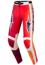 Spodnie cross Alpinestars MX Racer Portl biało-czerwono-niebieskie