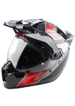Kask adventure Klim Krios Pro Spectrum czarno-czerwony