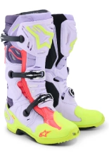 Buty enduro Alpinestars MX Tech 10 Supervented fioletowo-różowe-fluo