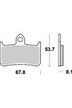 KLOCKI HAMULCOWE SBS 622 HS