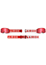 Gogle motocyklowe z lustrzaną czerwoną szybą Airoh Blast XR1 czerwone matowe