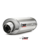 Tłumiki motocyklowe Slip-On Line (Oval) MIVV do Yamaha FZ6 / Fazer (04-11) srebrne