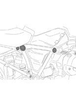 Zaślepki ramy PUIG BMW F750GS / F850GS (18-24)