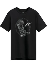 Koszulka z krótkim rękawem Alpinestars Tech Boot CSF czarna