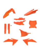 Pełny zestaw plastików Acerbis KTM (wybrane modele) biało-pomarańczowy