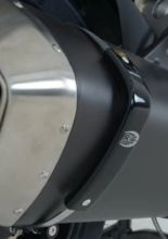 Osłona tłumika R&G Racing Aprilia Caponord 1200 (13-18)/BMW R 1200 RT (14-18) czarna
