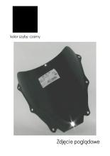 Szyba motocyklowa MRA Spoiler "S" Triumph TT 600 (wszystkie roczniki) czarna