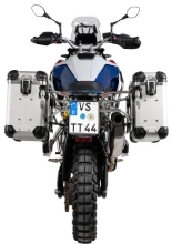 Zestaw: kufry boczne srebrne "And-S" Zega Evo + stelaże srebrne Touratech BMW F 900 GS (24-) [poj.: 31+38l]