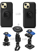 Zestaw 360 Quad Lock: etui na telefon iPhone 15 oraz wybrane komponenty