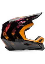 Kask enduro Fox V1 Kairos czarno-pomarańczowy