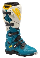 Buty enduro Sidi Crossfire 3 beżowo-niebiesko-żółte