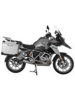 Zestaw: kufry boczne z anodowanego aluminium "And-S" Zega Pro + stelaże srebrne Touratech BMW R1250GS/ R1250GS Adventure/ R1200GS (13-)/ R1200GS Adventure (14-) (31+38L)