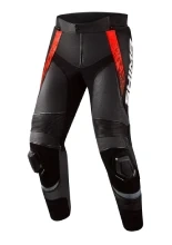Spodnie motocyklowe skórzane Shima STR 2.0 czarno-jasnoczerwone