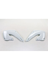 Osłony chłodnicy UFO do Hondy CR 125/250 (00-01) białe