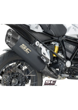 Tłumik SC-Project Oval Black Titanium + Carbon (SLIP ON) - BMW R 1200 GS - ADVENTURE [17-18]