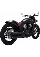 Tłumiki motocyklowe Vance & Hines 3" Twin Slash Indian Scout (wybrane modele) czarne matowe