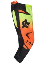 Spodnie cross dziecięce Fox 180 Shield czarno-żółto-pomarańczowe