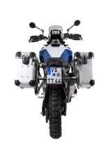 Zestaw: kufry boczne srebrne Zega Evo X + stelaże srebne Touratech BMW F 900 GS (24-) [poj.: 38+38l]