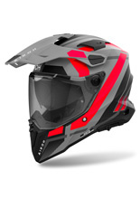 Kask integralny Airoh Commander II Mavick czarno-szaro-pomarańczowy matowy