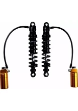 Zestaw amortyzatorów motocyklowych tylnych Ohlins STX36 Twin Blackline 12" Harley Davidson Electra/ Road/ Street Glide (14-24), Road King (14-24) (wybrane modele)