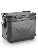 Kufer boczny GIVI Trekker Outback Evo Smart 48 aluminiowy, czarny [na prawą stronę; poj.: 48 l; bez wkładki SLR]