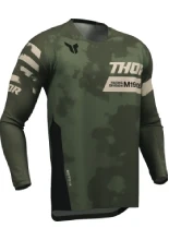 Bluza enduro Thor Launchmode Bleach czarno-zielona