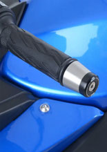 Koncówki kierownicy motocyklowej R&G Racing Suzuki GSX 250 R (17-21) srebrno-czarne