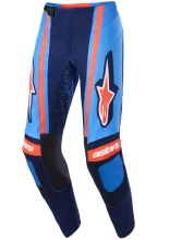Spodnie cross Alpinestars MX Techstar Nomur niebiesko-czerwone