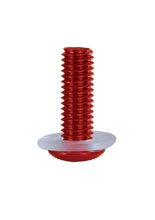 Śruby z gumkami do owiewek Oxford [czerwony; 8 szt]