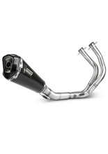 Pełny układ wydechowy (Delta Race) MIVV do Kawasaki Ninja 650 / Z650 (17-) czarny