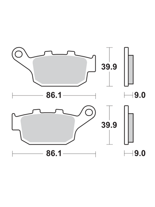 Klocki hamulcowe SBS 881 LS