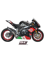 Tłumik SLIP-ON OVAL RACING SC-Project do Aprilia RSV4 RF/RR 15-16