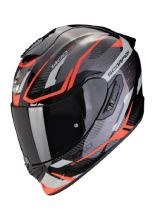 Kask integralny Scorpion Exo-1400 Evo II Air Accord szaro-czerwony