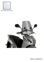 Szyba do skutera PUIG Trafic Honda SH Mode 125 (21-24) przeźroczysta