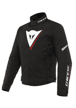 Kurtka motocyklowa tekstylna Dainese Veloce D-Dry czarno-biało-czerwona