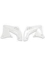 Osłony chłodnicy UFO do Kawasaki KXF 450 (09-11) białe
