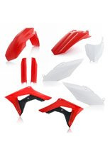 Pełny zestaw plastików Acerbis Honda CRF 250 R [18]/ 450 R [17-18] czerwono-biały