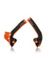 Osłony ramy Acerbis X-Grip Husqvarna/ KTM/ GasGas (wybrane modele) czarno-pomarańczowe