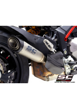 Tłumik SC-Project S1 Titanium + Carbon (Slip on) - Ducati Multistrada 1260 [18-20]